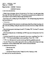 Đề kiểm tra một tiết học kì II môn Lịch sử lớp 9 - Năm học 2016-2017